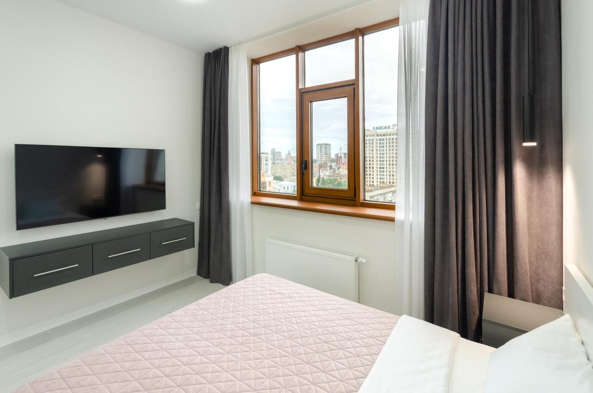 Petrovdom Inn Rc Diplomat Hall -The Smart Hotel Apartment Panoramic City View I Kiev Exterior foto
